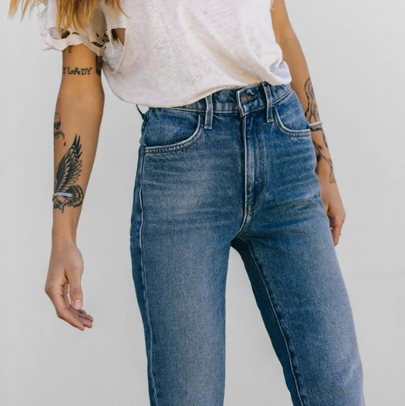 imogene + willie Blue High Rise Women Jeans - Picture 4 of 15